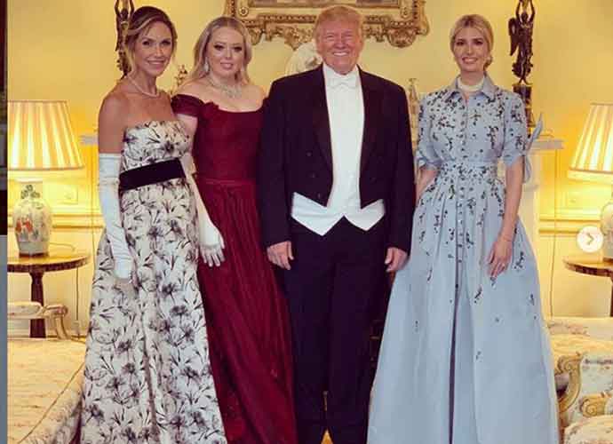 Donald Trumo with daughters Ivanka and Tiffany (Image: Instagram)