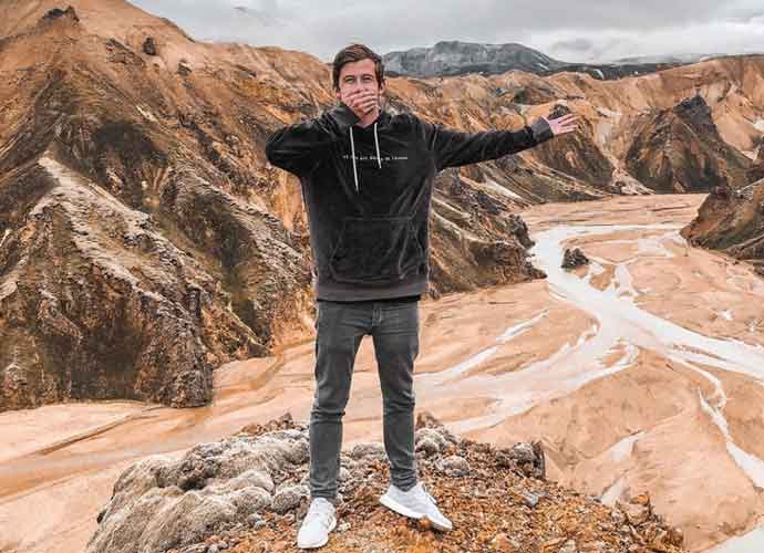 DJ Alan Walker Does Signature Pose High In Iceland's Mountains