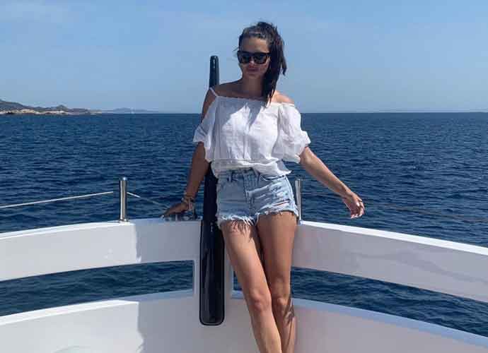 Adriana Lima Sails Around Sardinia