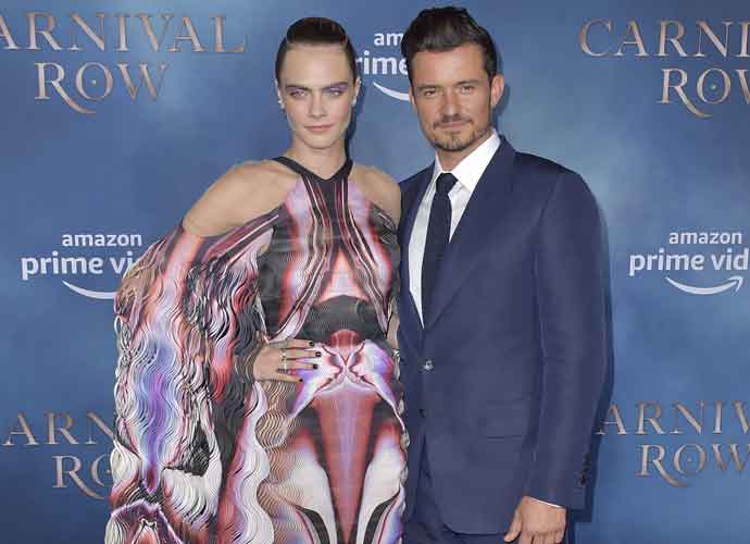 Orlando Bloom & Cara Delevingne Attend L.A. Premiere Of Amazon's 'Carnival Row'