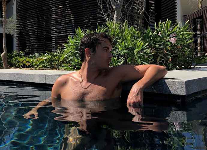 Tyler Blackburn, 'Pretty Little Liars' Star, Takes A Swim At Nobu Los Cabos