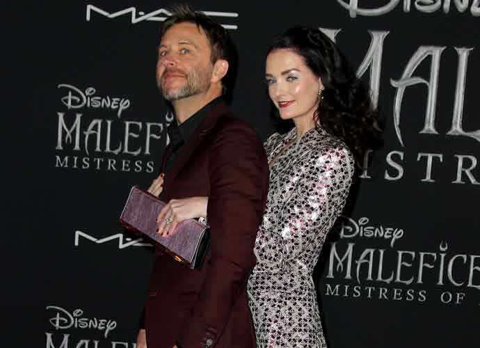 Chris Hardwick & Lydia Hearst Attend World Premiere Of Disney's 'Maleficent: Mistress Of Evil'