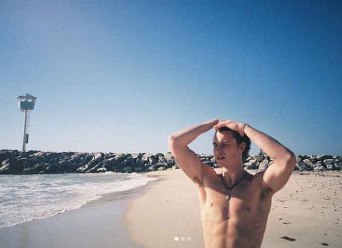 Shawn Mendes goes shirtless in Perth