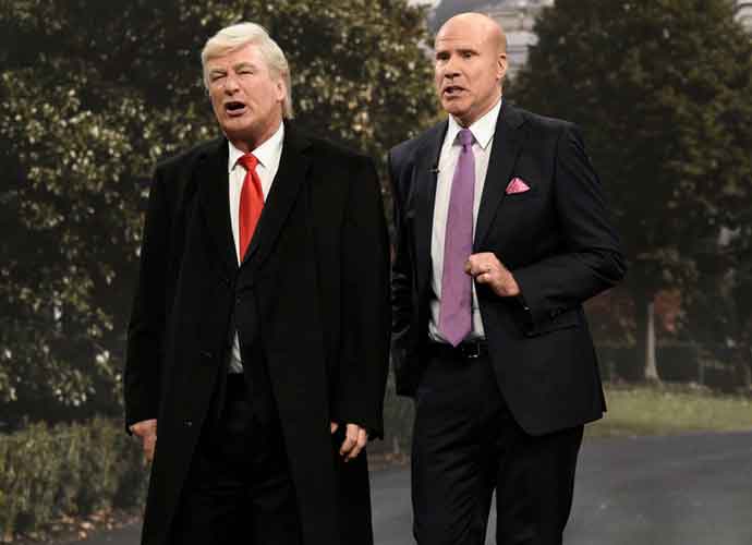 Saturday Night Lives's Cold Open Spoofs Will Farrell's Sondland Confronting Alec Baldwin's Trump