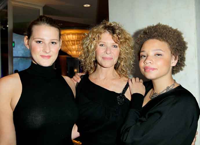 BEVERLY HILLS, CA - MAY 02: Actress Kate Capshaw (C), and daughters Mikaela George Spielberg (R) and Destry Allyn Spielberg (L) attend EIF Womens Cancer Research Funds 16th Annual An Unforgettable Evening presented by Saks Fifth Avenue at the Beverly Wilshire Four Seasons Hotel on May 2, 2013 in Beverly Hills, California.