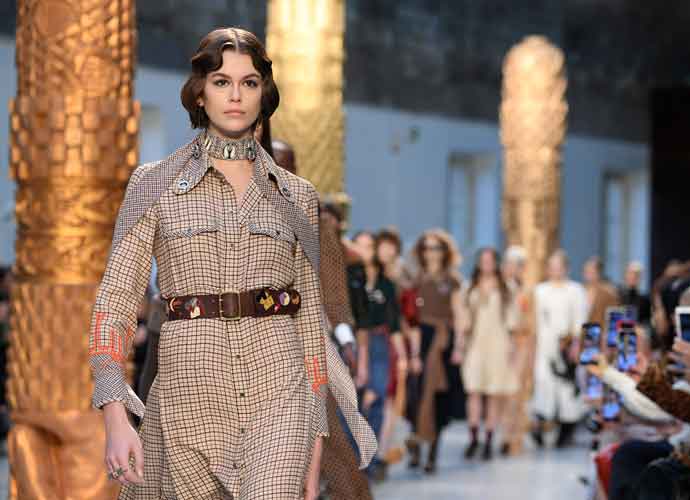 Kaia Gerber Walks The Runway For Chloe At Paris Fashion Week
