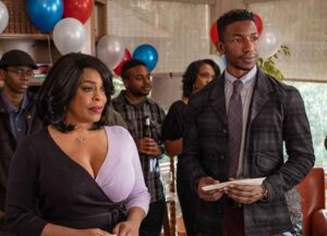 Mamadou Athie and Niecy Nash in 'Uncorked'