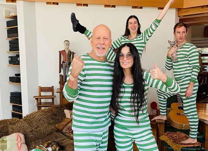 Bruce Willis Isolates With Ex Wife Demi Moore & Kids Without Wife Emma Heming (Photo: Instagram)