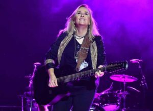 GAINESVILLE, GA - SEPTEMBER 22: Singer Melissa Etheridge performs in concert during An Evening With Melissa Etheridge: "Yes I Am 25th Anniversary Tour" at Atlanta Botanical Garden, Gainesville on September 22, 2018 in Gainesville, Georgia.