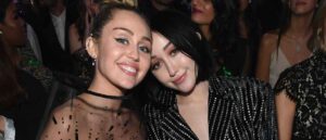 LOS ANGELES, CA - FEBRUARY 10: Miley Cyrus (L) and Noah Cyrus pose during the 61st Annual GRAMMY Awards at Staples Center on February 10, 2019 in Los Angeles, California.