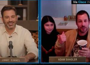 Adam Sandler’s Daughter, Sunny Sandler, Crashes His 'Jimmy Kimmel' Interview