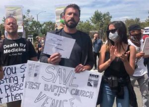 Ben Affleck & Girlfriend Ana De Armas March In L.A. Black Lives Matter Protests