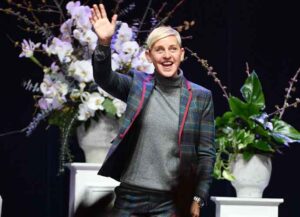 TORONTO, ONTARIO - MARCH 03: Comedian and TV Personality Ellen DeGeneres attends a question and answer session for her Canadian fans at Scotiabank Arena on March 03, 2019 in Toronto, Canada. (Image: Getty)