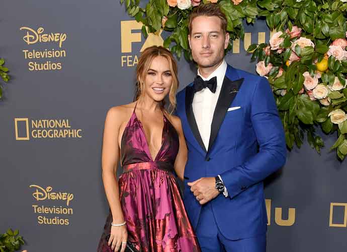LOS ANGELES, CA - SEPTEMBER 22: Justin Hartley and Chrishell Stause arrive at the Walt Disney Television Emmy Party on September 22, 2019 in Los Angeles, California.
