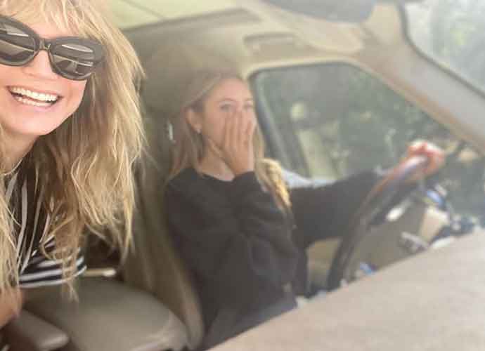 Hedi Klum's 16-Year-Old Daughter, Leni Klum, Learns To Drive!