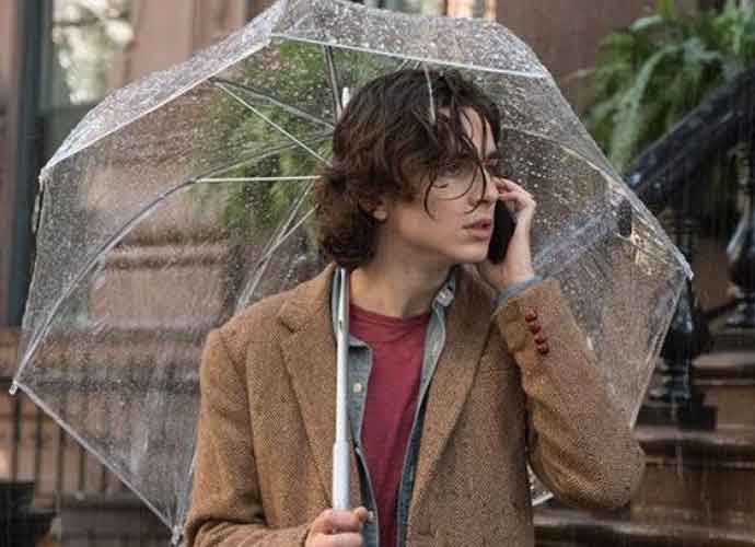Timothée Chalamet in 'A Rainy Day In New York'