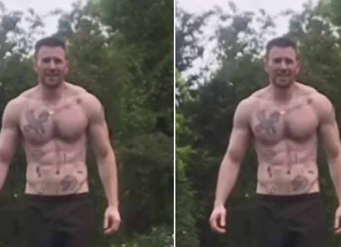 Chris Evans Flaunts Tattoos & Ripped Body Following NSFW Photo Post