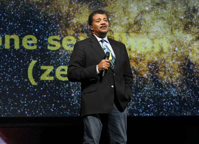 NEW YORK, NY - OCTOBER 23: American Astrophysicist Neil deGrasse Tyson speaks onstage during the Onward18 Conference - Day 1 on October 23, 2018 in New York City.