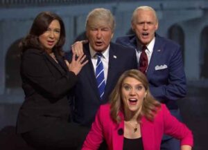 'Saturday Night Live' Parodies Tump & Biden's Dueling Town Halls (Image: NBC)