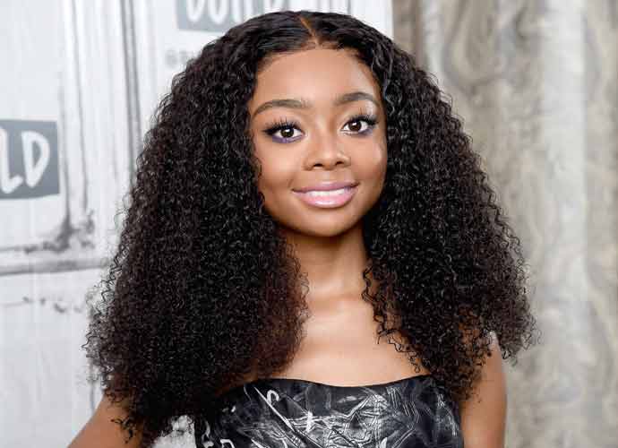 NEW YORK, NEW YORK - OCTOBER 01: Actress and activist Skai Jackson visits the Build Series to discuss her memoir “Reach for the Skai: How to Inspire, Empower, and Clapback” at Build Studio on October 01, 2019 in New York City.