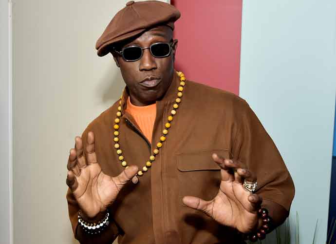 ORONTO, ONTARIO - SEPTEMBER 08: Wesley Snipes stops by AT&T ON LOCATION during Toronto International Film Festival 2019 at Hotel Le Germain on September 08, 2019 in Toronto, Canada