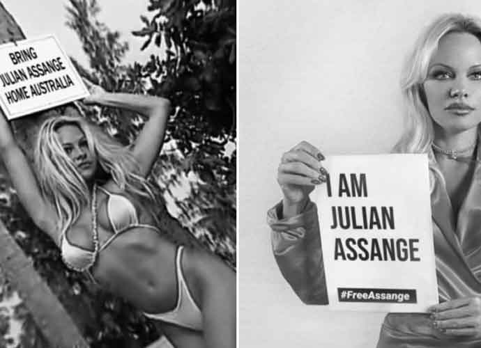 Bikini-Clad Pamela Anderson Petitions Donald Trump To Pardon Julian Assange