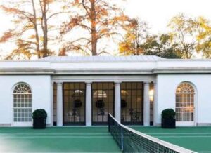 First Lady Melania Trump Reveals New Tennis Pavilion At The White House