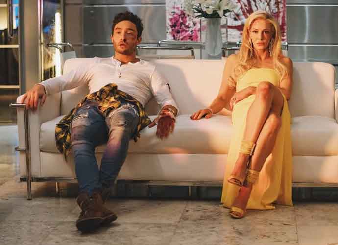 Ed Westwick & Louise Linton in 'Me, You, Madness' (Image: STX)