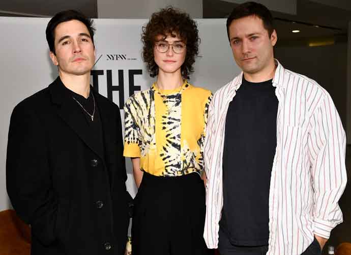 NEW YORK, NEW YORK - FEBRUARY 15: Lazaro Hernandez, Ella Emhoff and Jack McCollough attend NYFW The Talks during New York Fashion Week: The Shows February 2021 at Spring Studios on February 15, 2021 in New York City. (Photo by Dimitrios Kambouris/Getty Images for NYFW: The Shows)