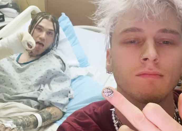 Machine Gun Kelly and drummer in the hospital (Image: Instagram)