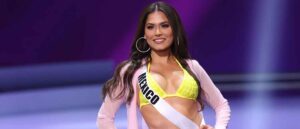 HOLLYWOOD, FLORIDA - MAY 14: Miss Mexico Andrea Meza appears onstage at the Miss Universe 2021 Preliminary Competition at Seminole Hard Rock Hotel & Casino on May 14, 2021 in Hollywood, Florida. (Photo by Rodrigo Varela/Getty Images)