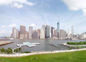 Floating Cross-Shaped Pool NYC's East River Moves Closer To Reality (Image: PlusPool)