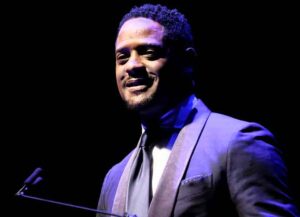 WASHINGTON, DC - DECEMBER 03: Blair Underwood makes welcoming remarks during the 2018 Thelonious Monk Institute Of Jazz International Piano Competition at the Kennedy Center Eisenhower Theater on December 3, 2018 in Washington, DC. (Photo by Paul Morigi/Getty Images for Thelonious Monk Institute of Jazz )