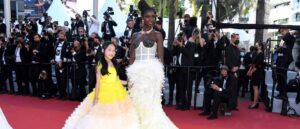 CANNES, FRANCE - JULY 08: Malea Emma Tjandrawidjaja and Jodie Turner-Smith attend the "Stillwater" screening during the 74th annual Cannes Film Festival on July 08, 2021 in Cannes, France. (Photo by Lionel Hahn/Getty Images)