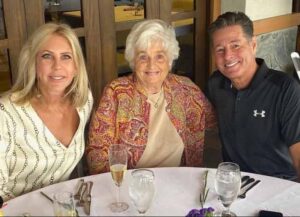 Steve Lodge with his mom and Vicki Gunvalson (Image: Instagram)