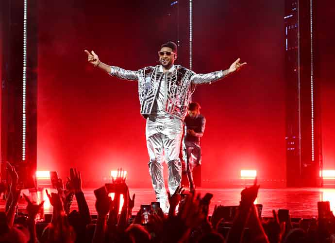 LAS VEGAS, NEVADA - JULY 16: Usher performs at the grand opening of “USHER The Las Vegas Residency” at The Colosseum at Caesars Palace on July 16, 2021 in Las Vegas, Nevada. (Photo by Denise Truscello/Getty Images for Caesars Entertainment)