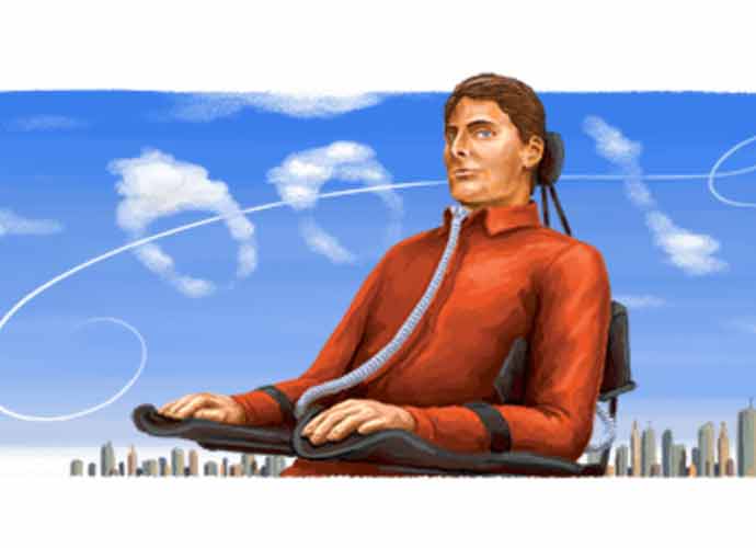 Christopher Reeve's Google Doodle (Imahe: Google)