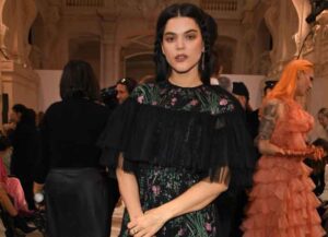 PARIS, FRANCE - MARCH 02: (EDITORIAL USE ONLY) Soko attends the Giambattista Valli show as part of the Paris Fashion Week Womenswear Fall/Winter 2020/2021 on March 02, 2020 in Paris, France. (Photo by Pascal Le Segretain/Getty Images)