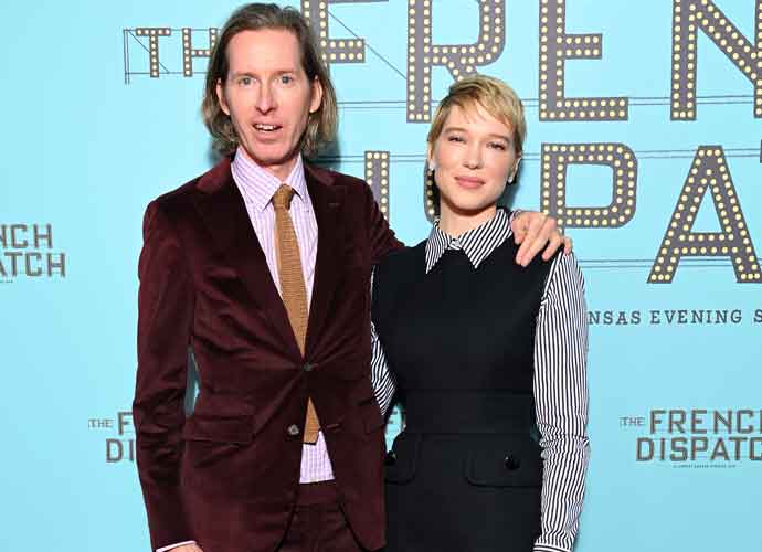 PARIS, FRANCE - OCTOBER 24: Wes Anderson and Lea Seydoux attend the 