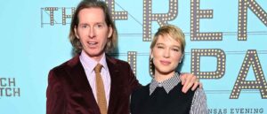 PARIS, FRANCE - OCTOBER 24: Wes Anderson and Lea Seydoux attend the "The French Dispatch" - Paris Gala Screening at Cinema UGC Normandie on October 24, 2021 in Paris, France. (Photo by Pascal Le Segretain/Getty Images)