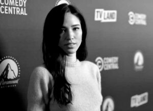 WEST HOLLYWOOD, CALIFORNIA - MAY 30: (EDITORS NOTE: Image has been converted to black and white. Color version available.) Kelsey Asbille from 'Yellowstone' attends the Comedy Central, Paramount Network and TV Land summer press day at The London Hotel on May 30, 2019 in West Hollywood, California. (Photo by Matt Winkelmeyer/Getty Images for Comedy Central, Paramount Network and TV Land)