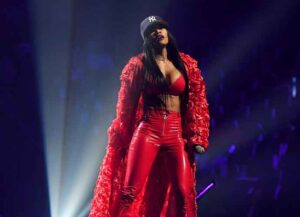 NEW YORK, NY - OCTOBER 23: Teyana Taylor performs onstage during the 4th Annual TIDAL X: Brooklyn at Barclays Center of Brooklyn on October 23, 2018 in New York City. (Photo by Nicholas Hunt/Getty Images for TIDAL)