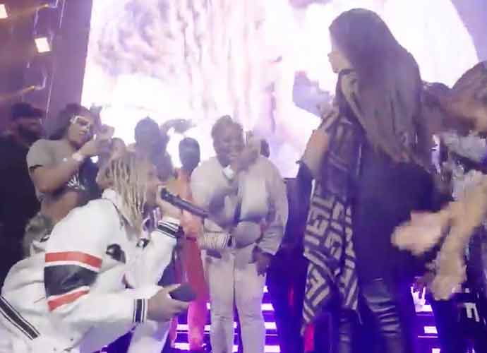 Lil Durk Proposes To Girlfriend India Royale On Stage (Image: Instagram)