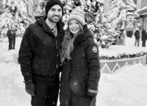 Lindsay Lohan Enjoys Winter Wonderland With Fiancé Bader Shammas