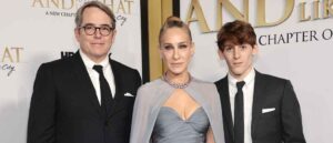 NEW YORK, NEW YORK - DECEMBER 08: (L-R) Matthew Broderick, Sarah Jessica Parker and James Wilkie Broderick attend HBO Max's premiere of "And Just Like That" at Museum of Modern Art on December 08, 2021 in New York City. (Photo by Dimitrios Kambouris/Getty Images)