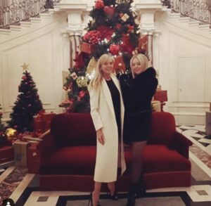 Tiffany Trump Shows Off Her Dark Side On Christmas With Mom Marla Maples (Image: Instagram)