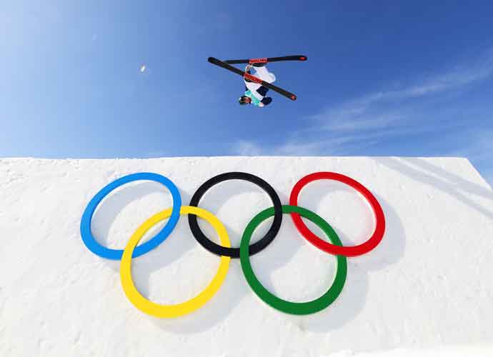 BEIJING, CHINA - FEBRUARY 09: Colby Stevenson of United States performs a trick during the Men's Freestyle Skiing Freeski Big Air Final on Day 5 of the Beijing 2022 Winter Olympic Games at Big Air Shougang on February 09, 2022 in Beijing, China. (Photo by Catherine Ivill/Getty Images)