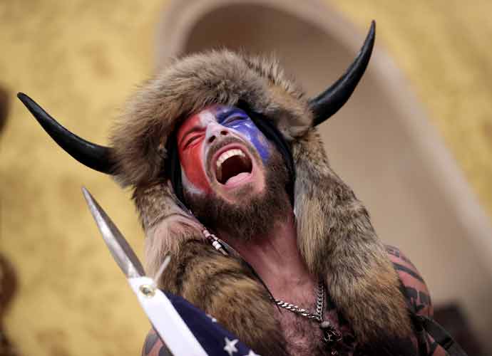 WASHINGTON, DC - JANUARY 06: A protester screams 