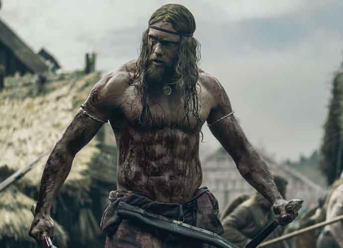 Alexander Skarsgard flaunts his body 'The Northman' (image: Sony)