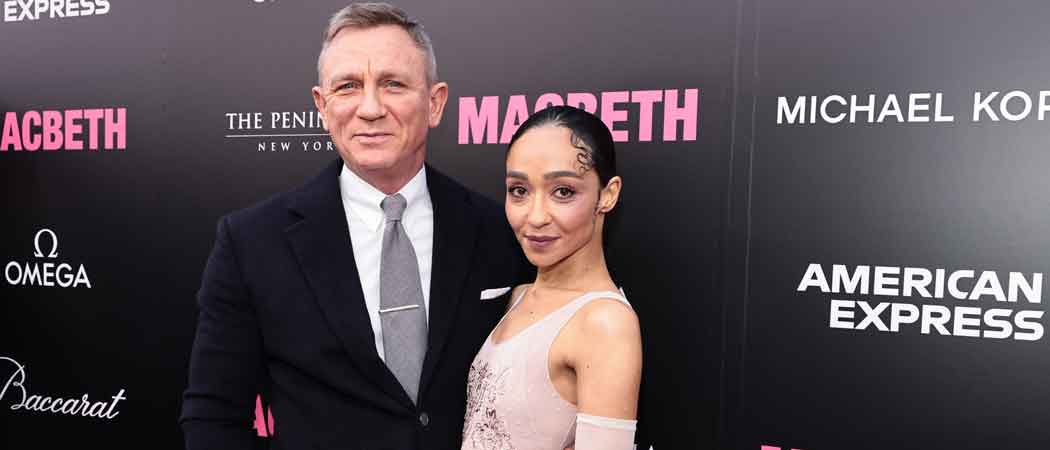 NEW YORK, NEW YORK - APRIL 28: Daniel Craig and Ruth Negga attend